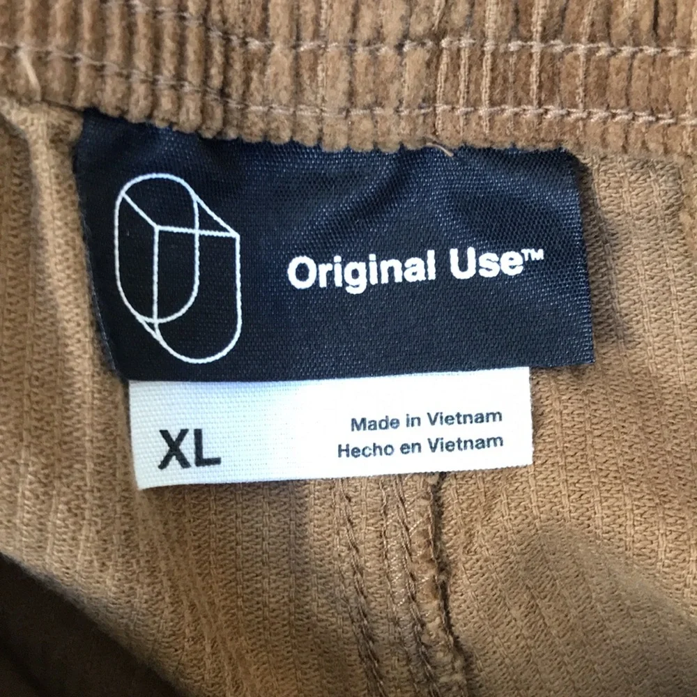 Original Use‎ Mens XL Corduroy Cargo Shorts. NEW